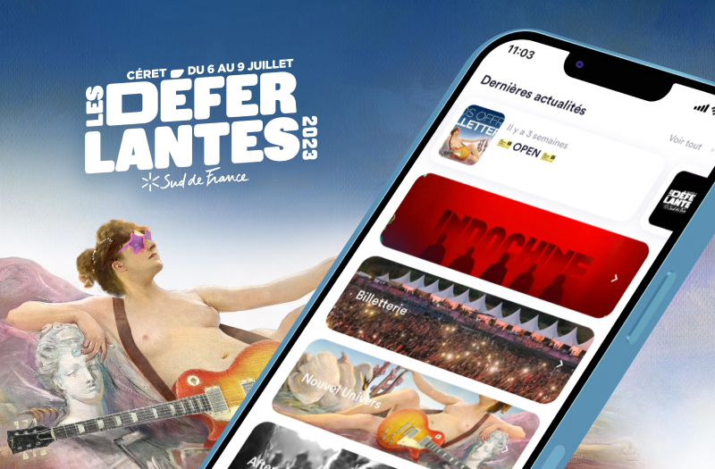 Nouvelle application Les Déferlantes